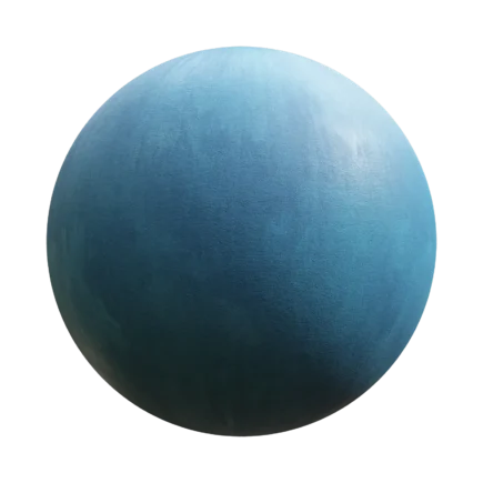 Blue Plaster Wall - blue, plaster, wall, texture - PBR texture