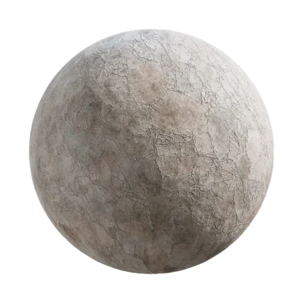 Cracked Plaster Wall - plaster, wall, cracked, damaged - PBR texture