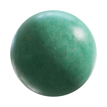 Green Painted Wall - green, painted, wall, texture - PBR texture