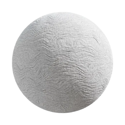Wavy Plaster - plaster, wavy, white, texture - PBR texture