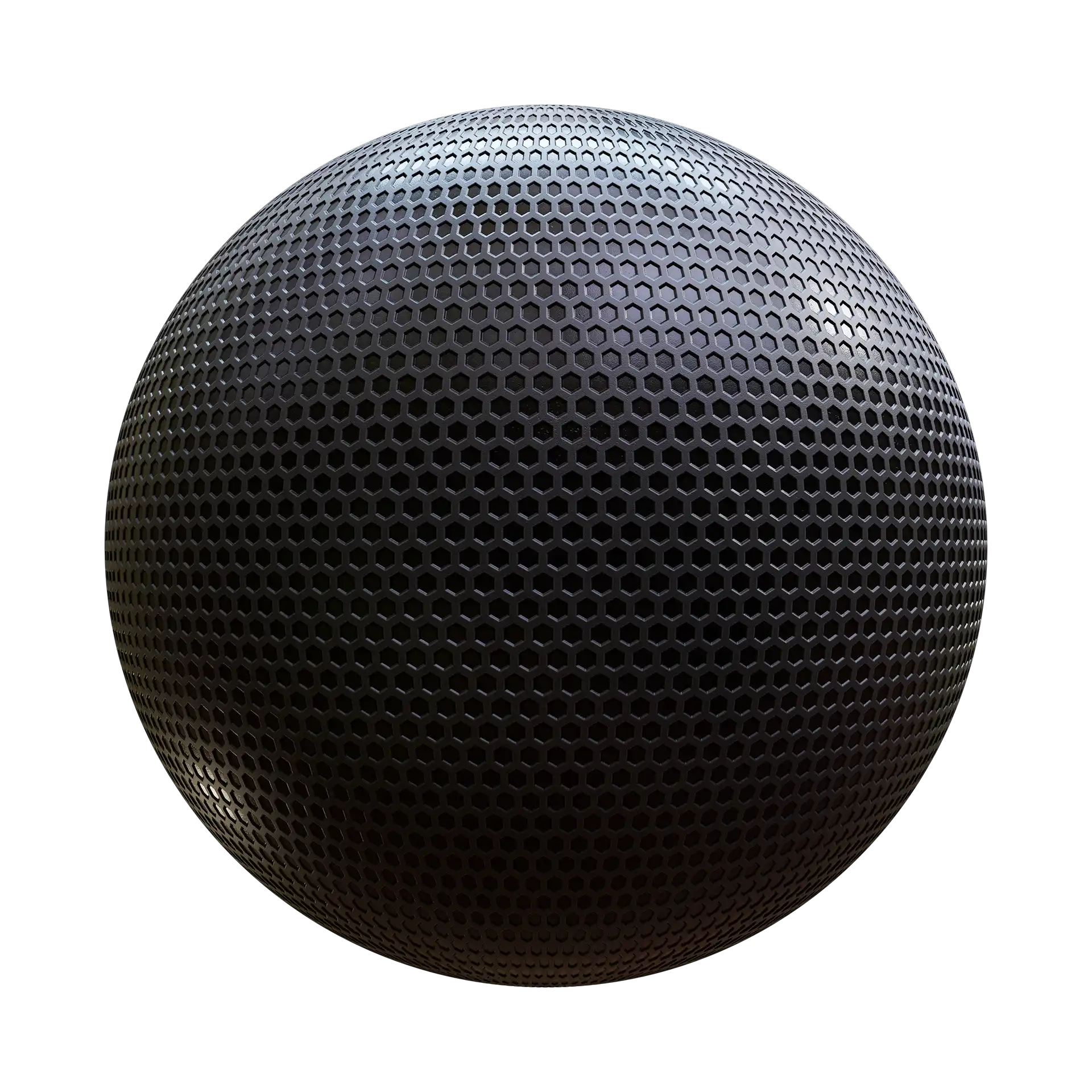 Black Hexagonal Plastic 89 34